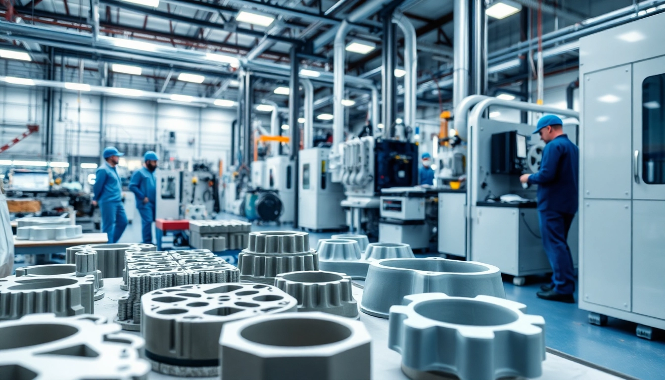 GRP Manufacturer demonstrating advanced composite production techniques in a dynamic factory setting.