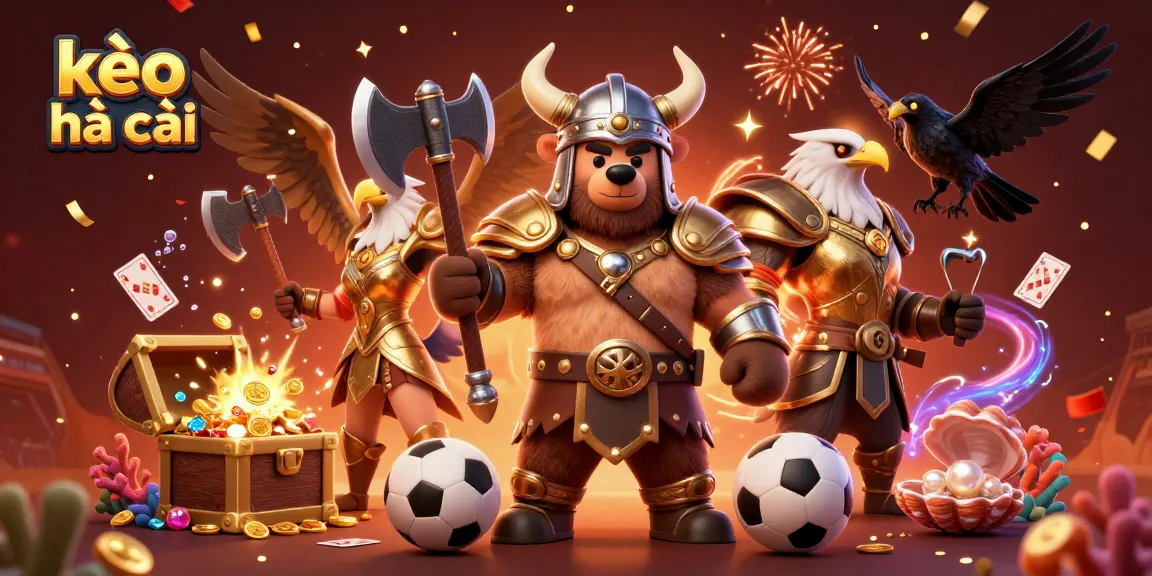 Experience the thrill of kèo nhà cái with a vibrant 3D casino scene featuring vibrant characters and elements.