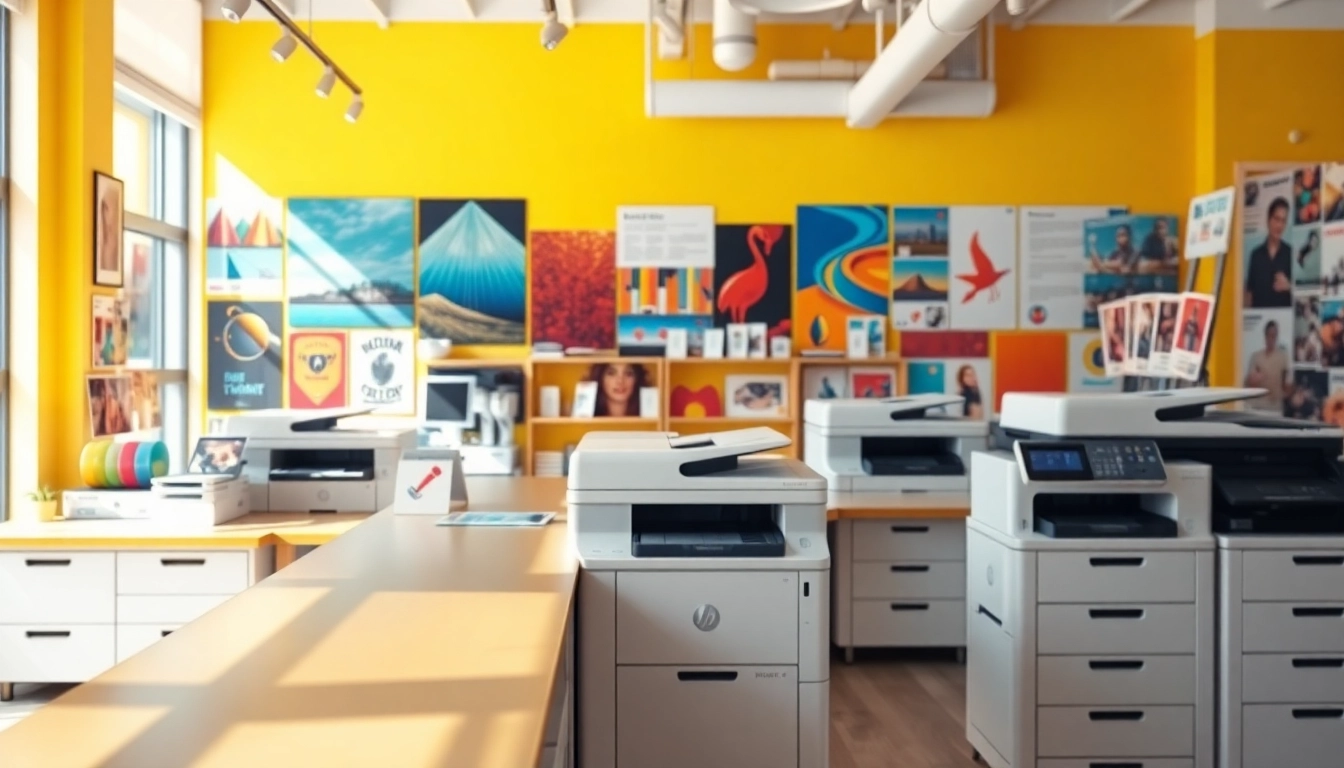 Explore designs in an edmonton print shop showcasing vibrant prints and creative tools.