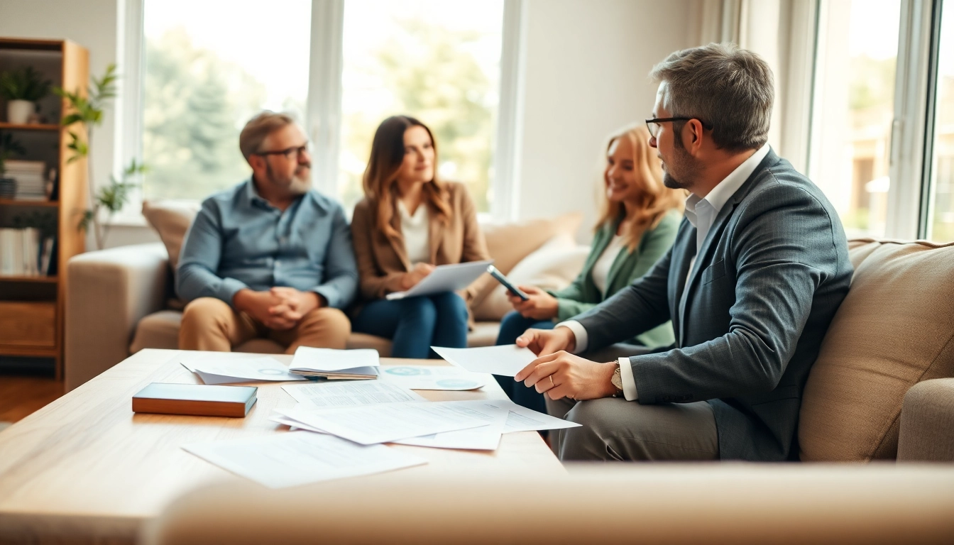 Explore heating financing options with a trusted advisor in a cozy setting.