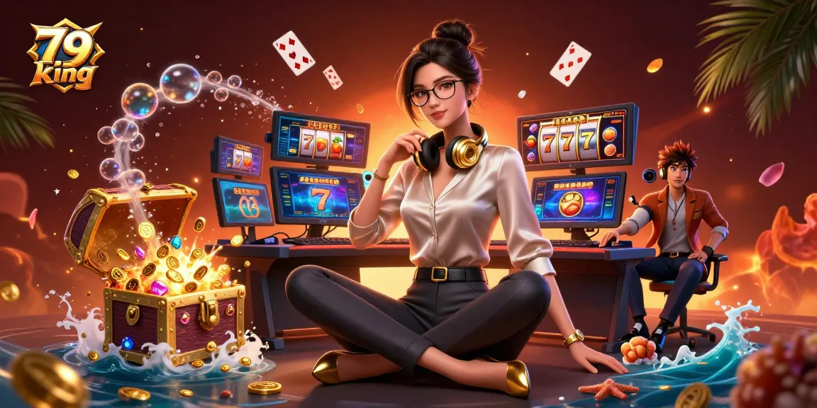 Experience the thrill of 79 king at this dynamic online gaming scene featuring advanced casino games.