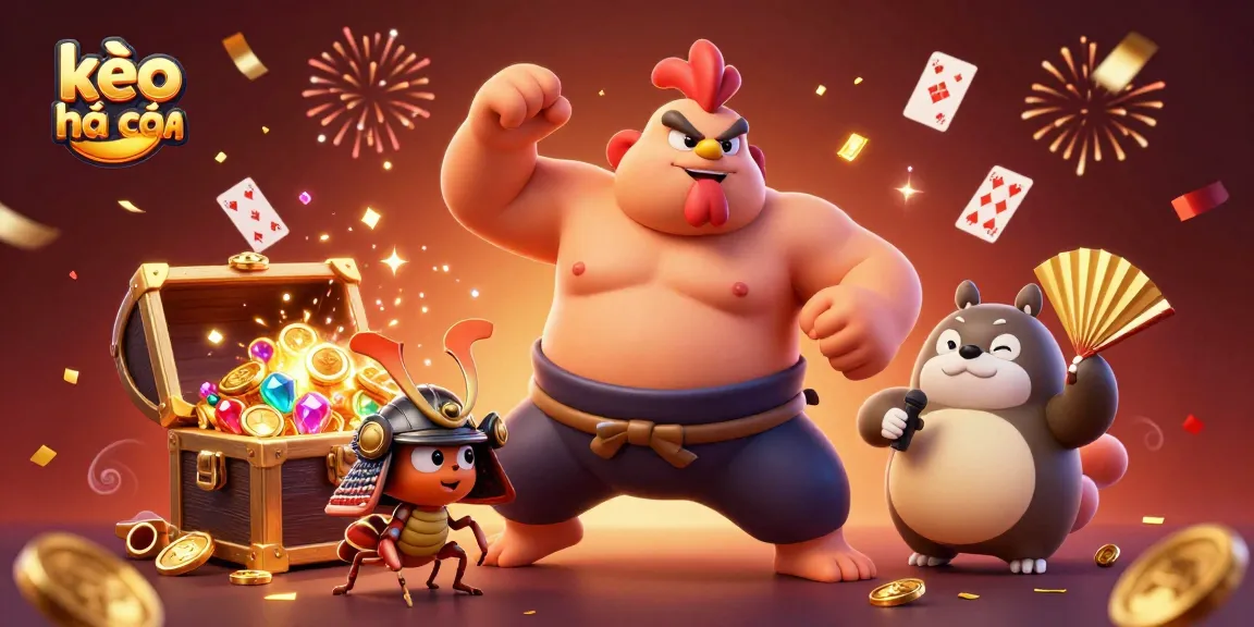 Engage with kèo nhà cái through an exciting, dynamic 3D cartoon illustration showcasing vibrant colors and lively casino elements.