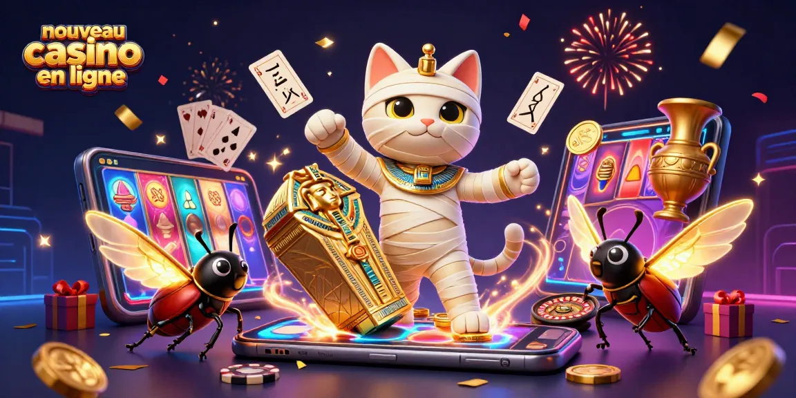 Actionner un nouveau casino en ligne avec des jeux animés et des gains lumineux.