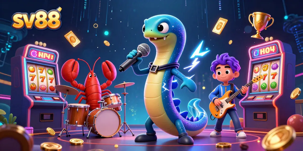 Experience thrilling gameplay with sv88's vibrant underwater casino featuring electric eels and dynamic slot machines.