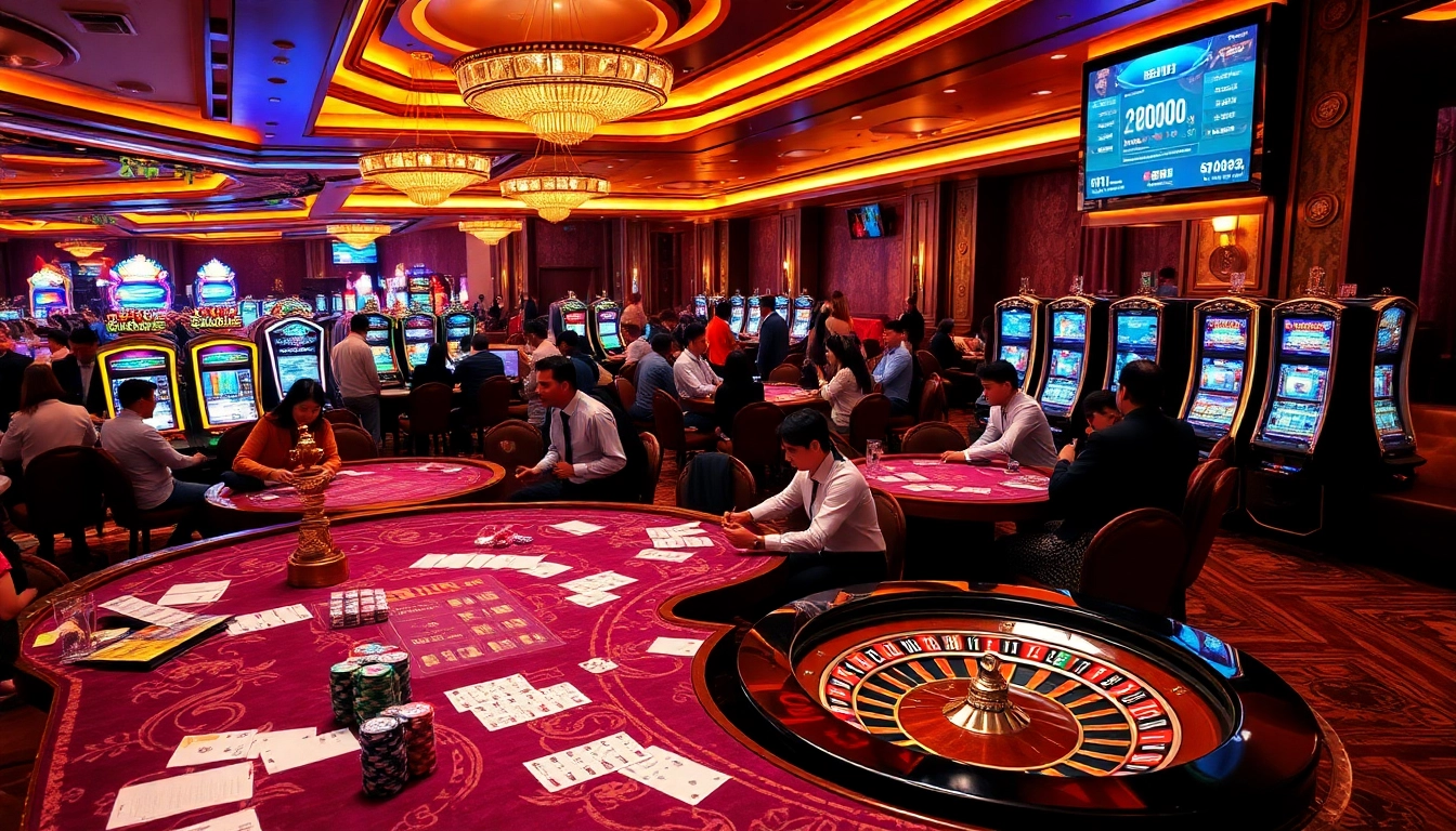 Pemain Togel Online meninjau slip taruhan di kasino mewah.