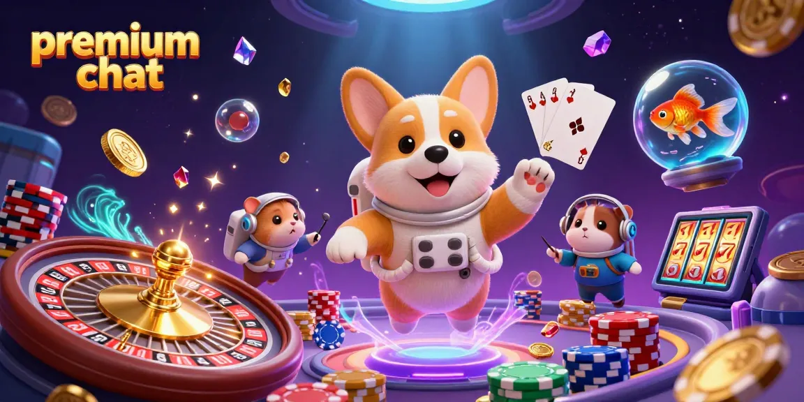 Experience premium chat with verified players in a vibrant, engaging casino atmosphere, featuring unique characters and dynamic gameplay.