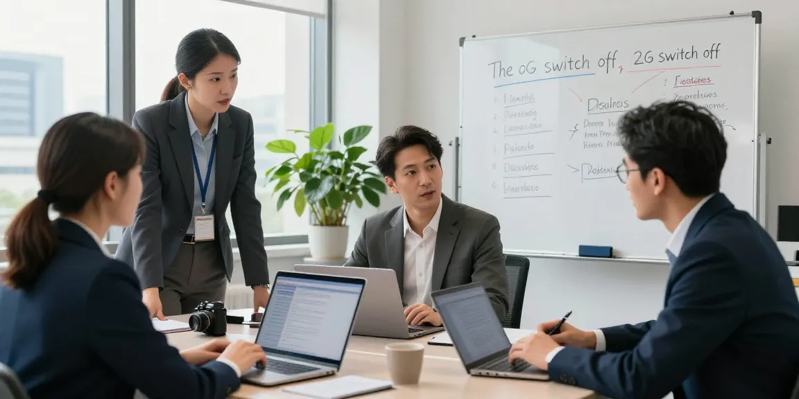 Understanding o2 2g switch off strategies in a business meeting.