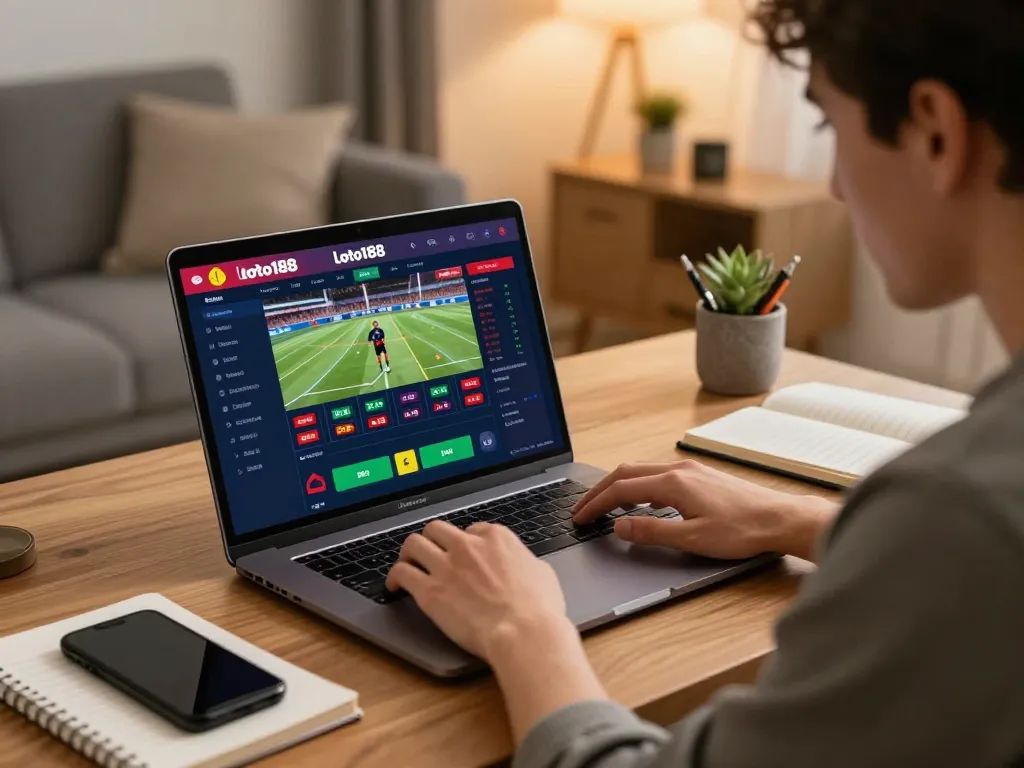 Engaging online loto188 betting session with live streaming and strategy notes