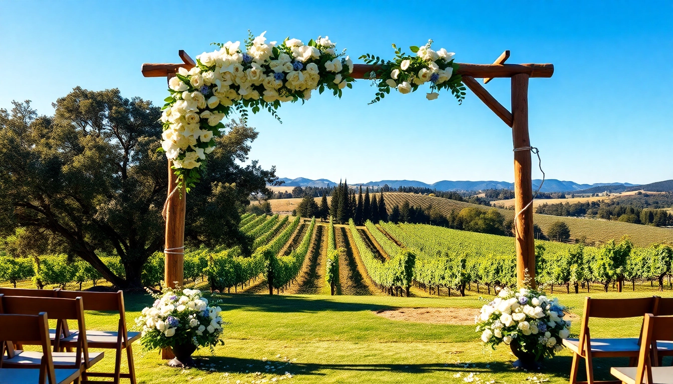 Capture the charm of wedding venues northern California with elegant vineyard scenery.