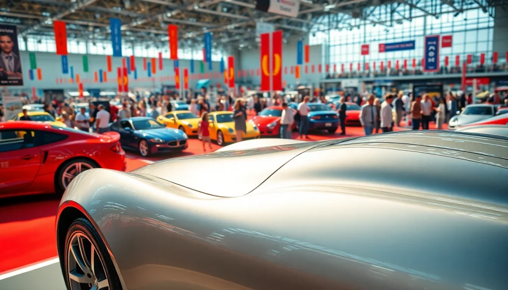 Admire the diverse selection at the Auto Cars Show highlighting sleek models and the vibrant atmosphere.