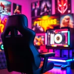 Dive into gaming excitement with https://gamelevate.com showcasing an advanced gaming setup.