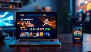 TV88's vibrant online gaming interface showcasing diverse gaming options and user-friendly design.