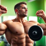 Showcasing a fit athlete achieving nitric boost ultra results during an energizing workout session.