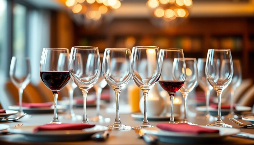 Beautifully arranged glassware NZ for an elegant dining experience.