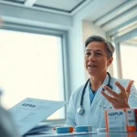 Analyze the ADAPTABLE Aspirin Study effects in a professional setting with a clinician and medical charts.