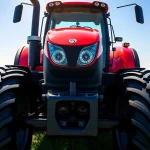 AF88 tractor showcasing its powerful design in a vibrant agricultural landscape.