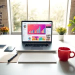 Boost engagement and visibility with Instagram smm panel in a vibrant workspace setup.