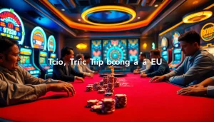 Experience thrilling poker action with Trực Tiếp Bóng Đá EU at vibrant casino settings.
