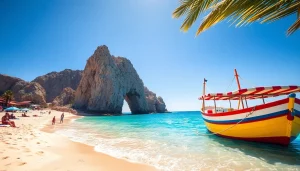 Experience the Cabo travel guide 2025 showcasing Cabo San Lucas' stunning beach and iconic Arch.