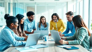 Strategic digital marketing meeting at https://rr88sn.com/ showcasing collaboration and innovation.