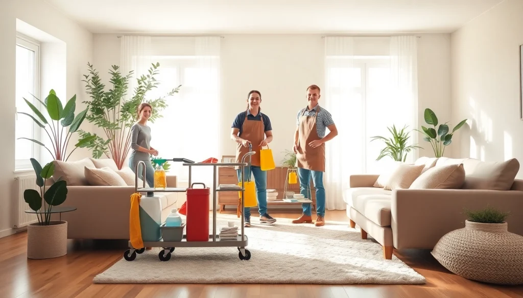 Enhance your home with professional cleaning service in a beautifully organized living room.