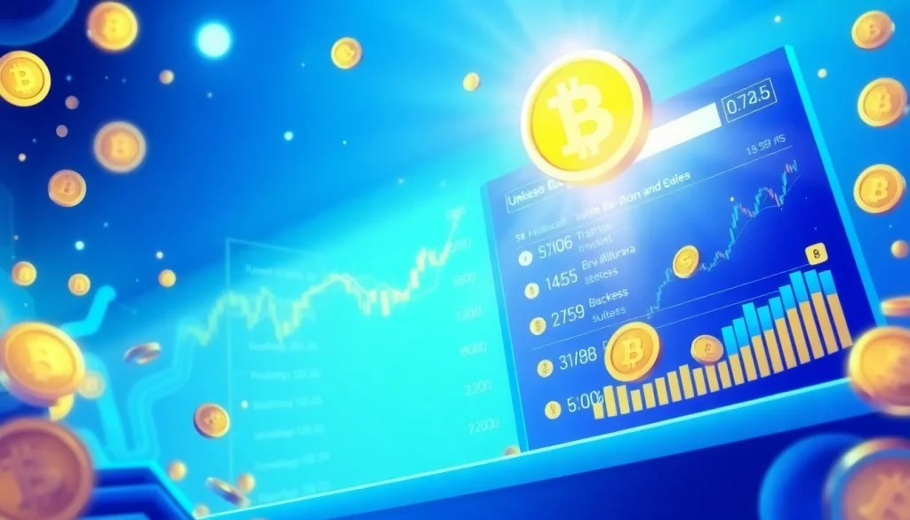 Trending Coins listing with a dynamic interface displaying popular cryptocurrencies and 24/7 support features.