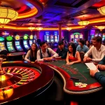 Experience the excitement of 79king's poker tables with players and vibrant chips.