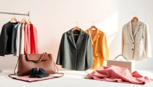 High-quality ecommerce photo showcasing fashion items for online sales.