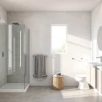 Sonni sanitär Produkte in einem modernen Badezimmer präsentieren