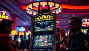 Mainkan batman138 slot dengan suasana kasino yang penuh energi dan keceriaan.
