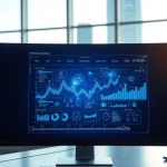 Visual representation of the innovative AI interface showcased on https://benchbot.ai, demonstrating effective data visualization.