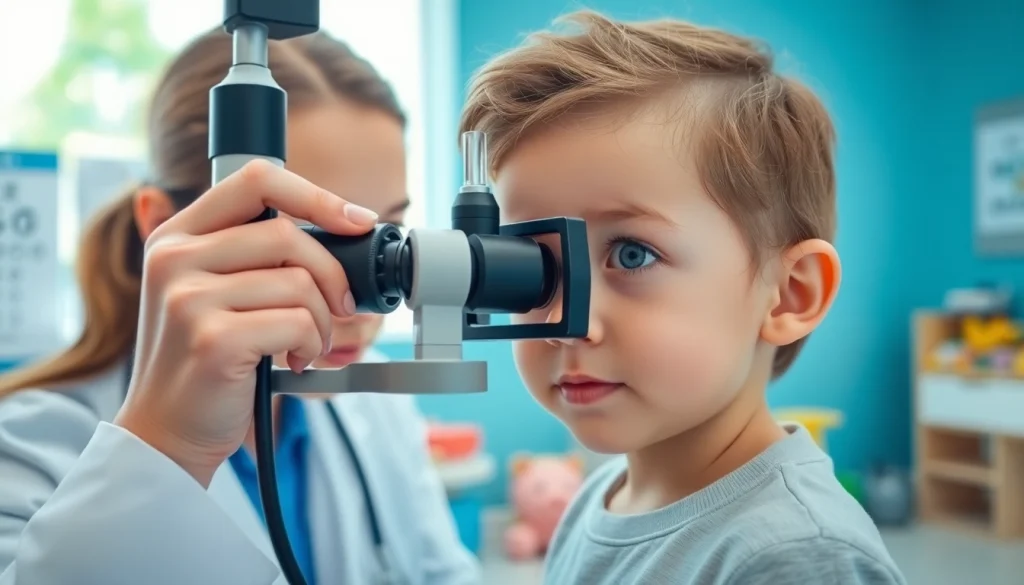 Assessing vision for Our Children's Vision initiative in a child-friendly clinic setting.