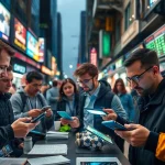 Explore best sports betting apps in India with enthusiastic bettors in an urban setting using mobile devices.