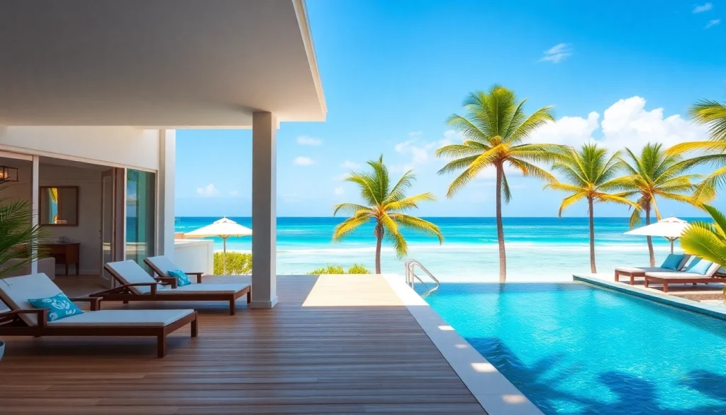 Phuket property management services showcasing a luxurious beachfront villa with stunning ocean views.