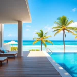 Phuket property management services showcasing a luxurious beachfront villa with stunning ocean views.