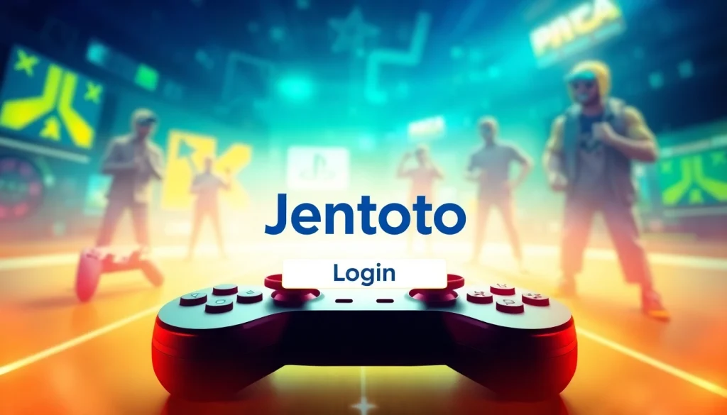 Masuk ke platform jentoto login yang menampilkan antarmuka pengguna modern dan menarik.
