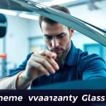 Install Lifetime warranty auto glass Denver with skilled technician in a modern workshop environment.