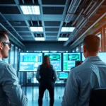 Enhance server management effectiveness through skilled IT specialists in a modern data center.