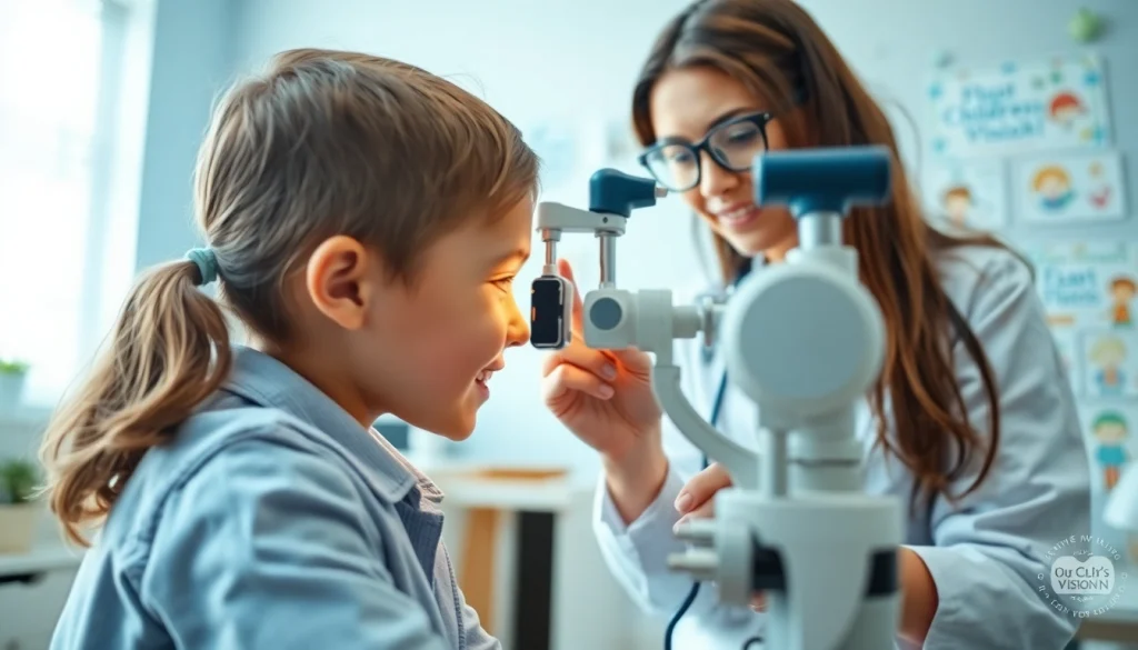 Help improve Our Children's Vision through comprehensive eye exams for children in a friendly clinic.
