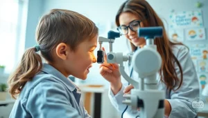 Help improve Our Children's Vision through comprehensive eye exams for children in a friendly clinic.