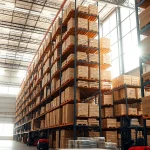 Find a warehouse near me showcasing organized inventory and modern equipment.
