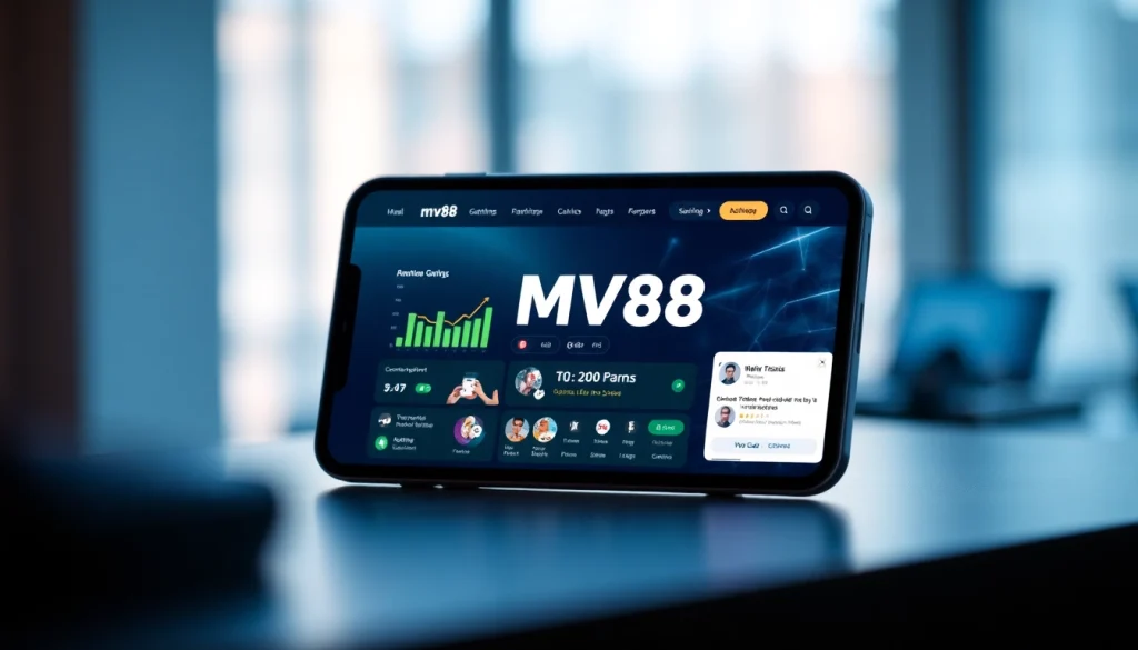 MV88 online gambling platform interface showcasing safe USDT transactions.