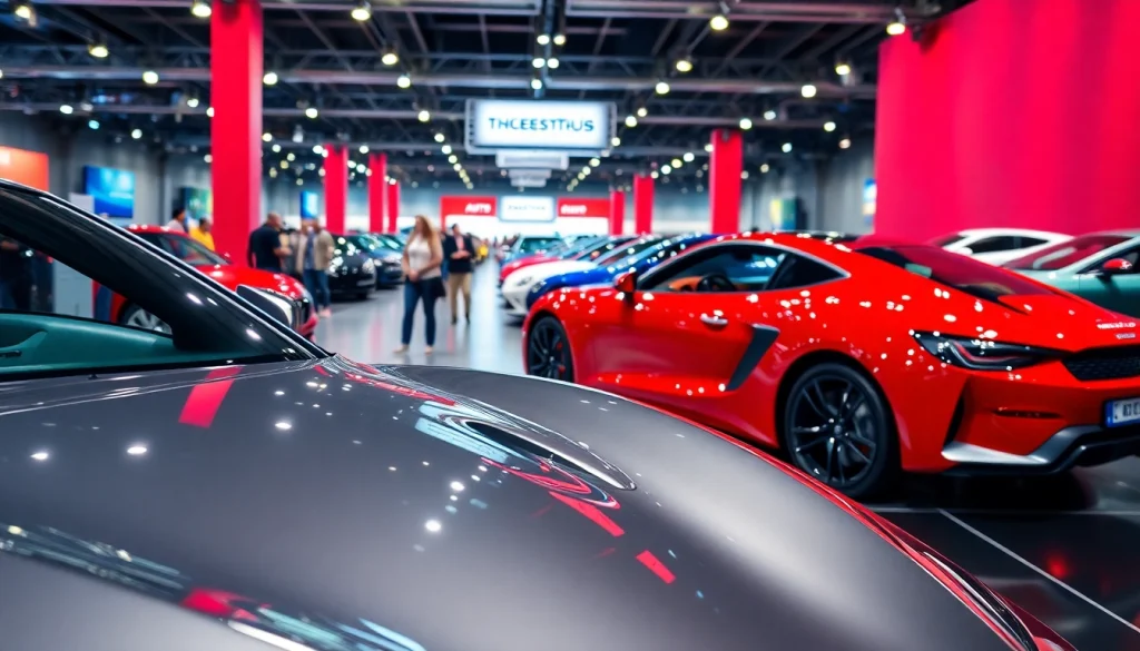 Explore stunning vehicles at the Auto Cars Show with diverse designs and vibrant displays.