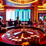 Experience thrilling gameplay at rio's upscale casino with vibrant poker tables.