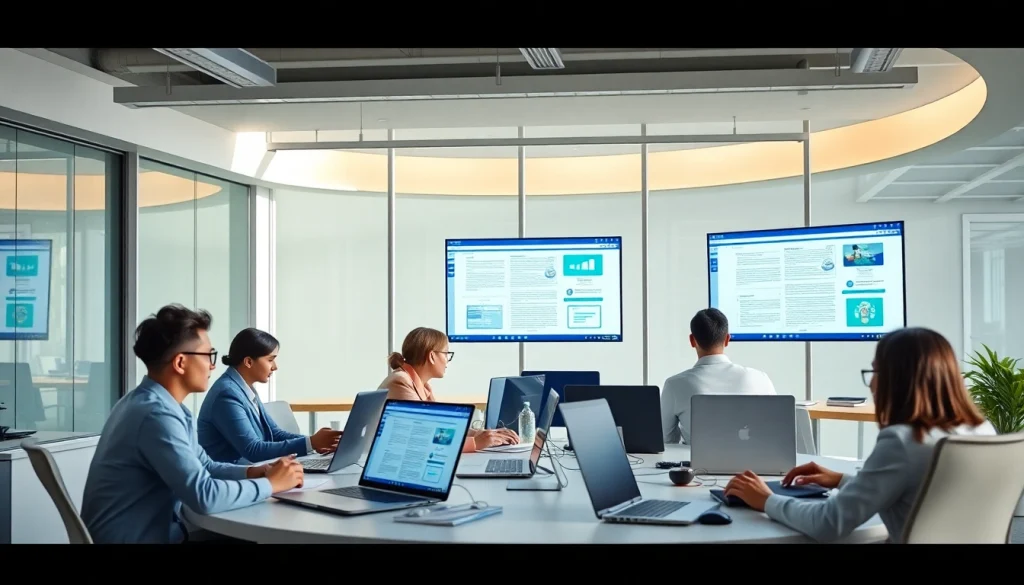 Dynamic workspace featuring WPS下载 software on multiple devices, promoting collaboration and productivity.