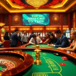Engaged players enjoying the excitement at the top 10 nhà cái uy tín casino, highlighting luxury and professionalism.