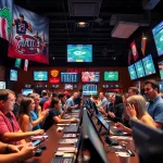 Engaged individuals participating in sports betting in Alabama, showcasing dynamic interactions.