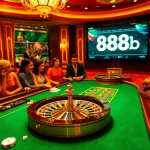 Experience the excitement of đăng nhập 888b at a luxurious casino table filled with chips and dice.