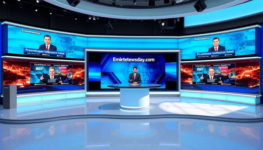 تقديم الأخبار المتعلقة بـ Emiratenewsday.com من استوديو حديث ومميز يعكس احترافية عالية.