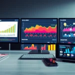 Analyze growth metrics at https://boost-social-media.com with a vibrant social media dashboard.